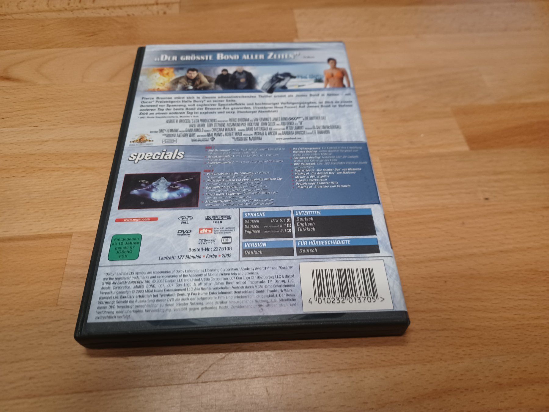 Alle DVDs: 007 Stirb an einem anderen Tag – Gebraucht aus Signau von mw91 2