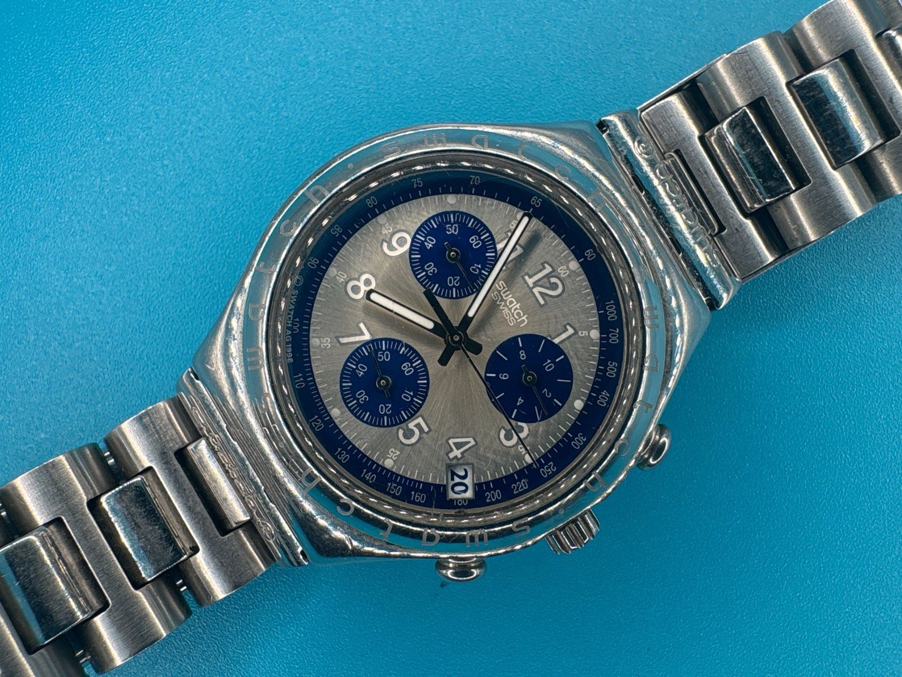 Swatch Orologi: SWATCH SECRET AGENT LIGHT GREY – Usato da Elgg venduto da Jo_Naj