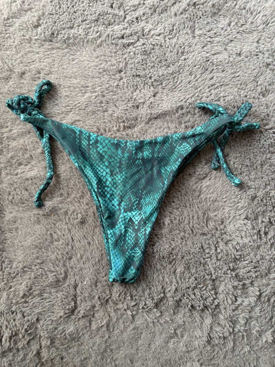 Badekleider & Bikinis: Bikini Bottoms Teal Snake Print Size S  – Neu (gemäss Beschreibung) aus Wichtrach von Re_Fit 1