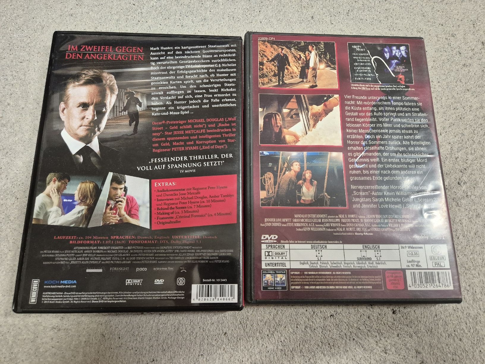 Tutti i DVDs: 7 DVDs: Thriller / Grusel – Usato da Känerkinden venduto da melbaumg 3