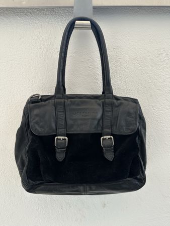 Handtasche Liebeskind Berlin schwarz, Echtleder