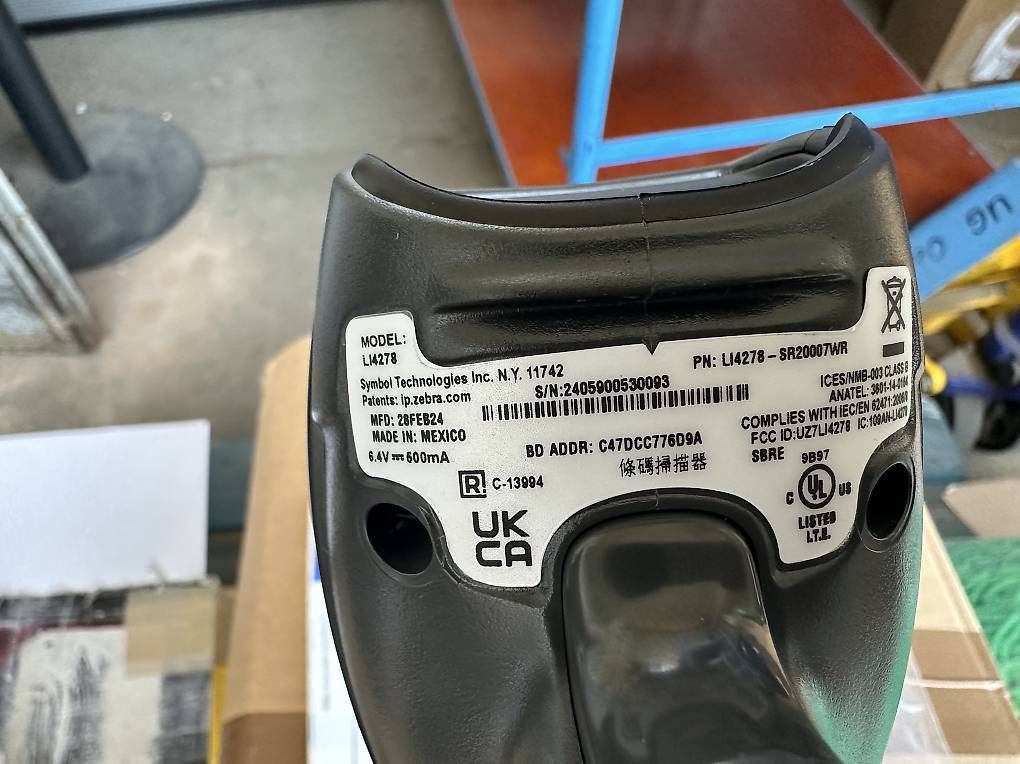 Scanner: euer Symbol LI4278 - Barcode-Scanner, kabellos – Neu und originalverpackt aus Necker von liq24 4