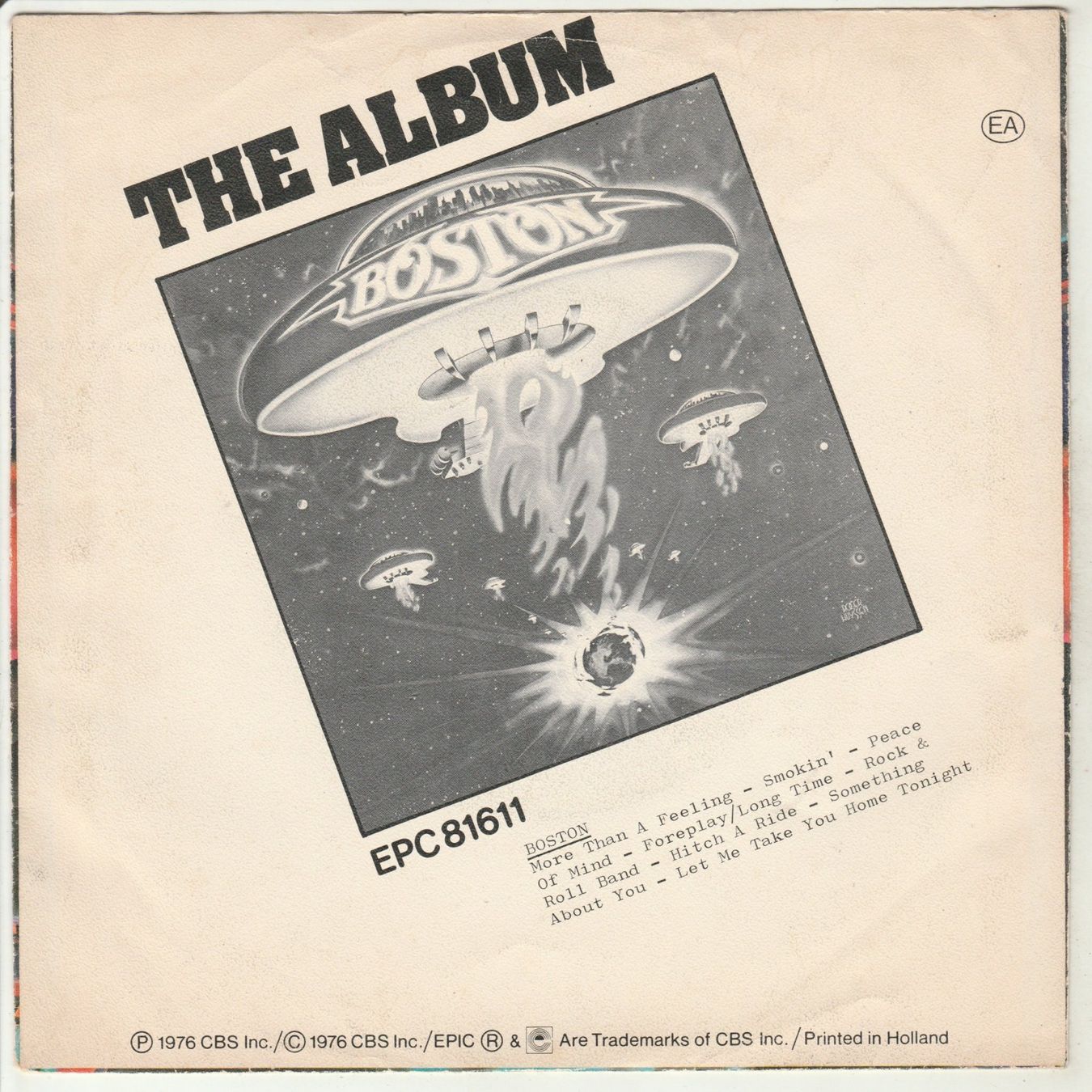 Schallplatten: Boston - More than a Feeling 7" Vinyl 1976 – Gebraucht aus Tübach von JamesStone 1