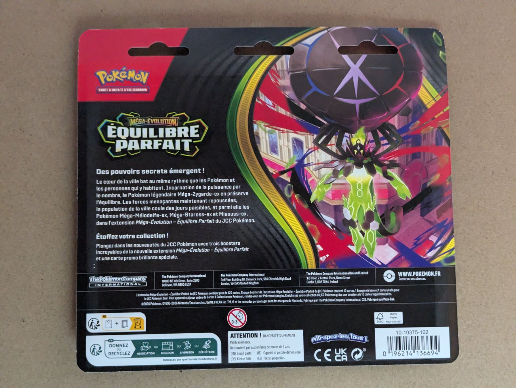 Pokémon Carte collezionabili: Pokémon Tripack Équilibre Parfait - 3 Boosters + Germignon – Nuovo e nell'imballaggio originale da Yvorne venduto da Bocchino_1291 1