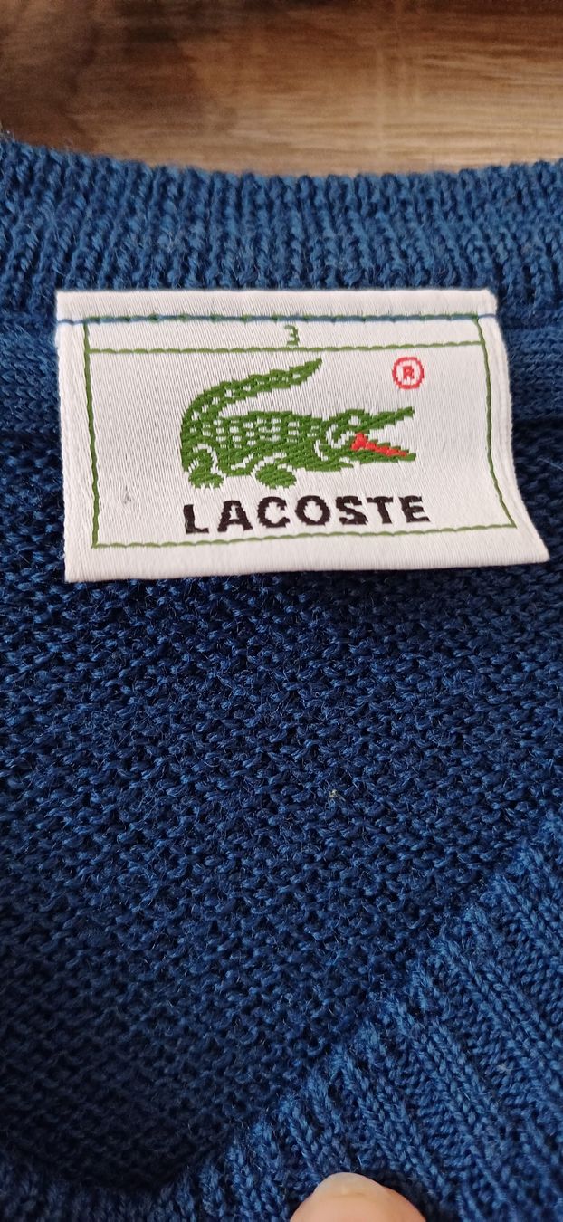 Lacoste Maglioni & Felpe: Pull Lacoste bleu laine - Taille 3(S) – Usato da Genève venduto da mar_gm2c 1