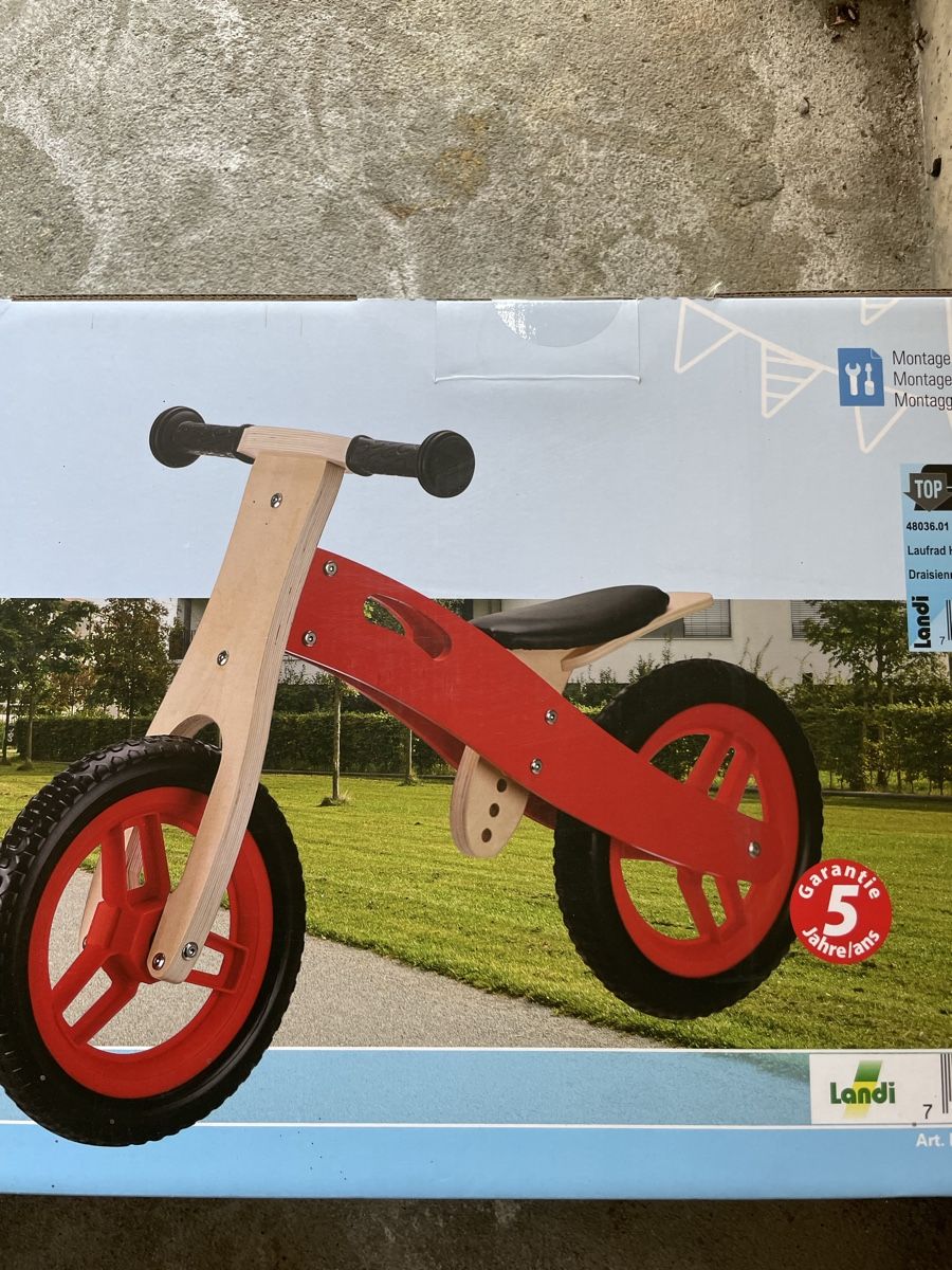 Veicoli per bambini: Neues Originalverpacktes Laufrad – Nuovo e nell'imballaggio originale da Pfeffikon LU venduto da bluepower7