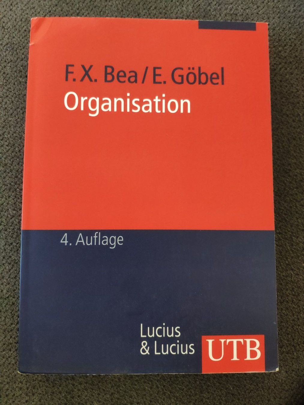 Libri: Gratis Organisation F.X. Bea & E.Göbel – Usato da Visp venduto da Heilil
