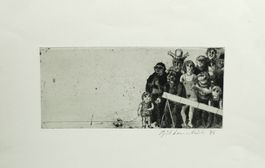 Menschenmenge, 1975, Karl Guldenschuh