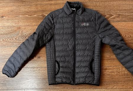 FILA Steppjacke leicht Grau meliert Gr. S sehr guter Zustand