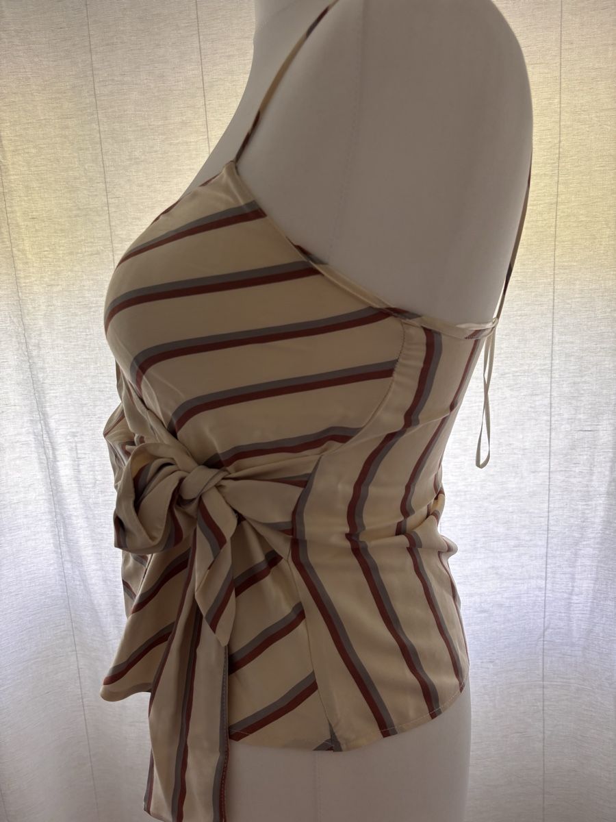 Mango Top: Mango Top, Gr. S, gestreift, Wickel-Optik, Sommer – Nuovo (secondo la descrizione) da Wangen ZH venduto da tel_gxb5 2