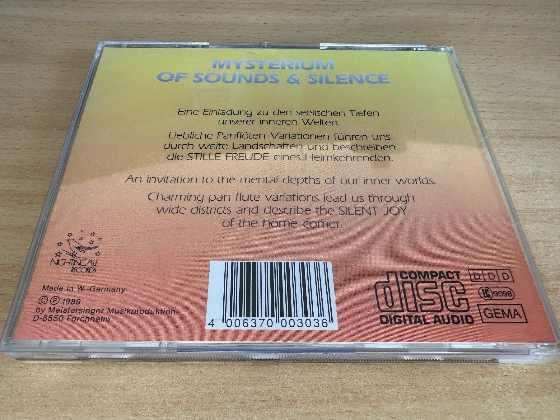 CD: Anugama – Silent Joy – Usato da Rikon im Tösstal venduto da Alpenmutz 1