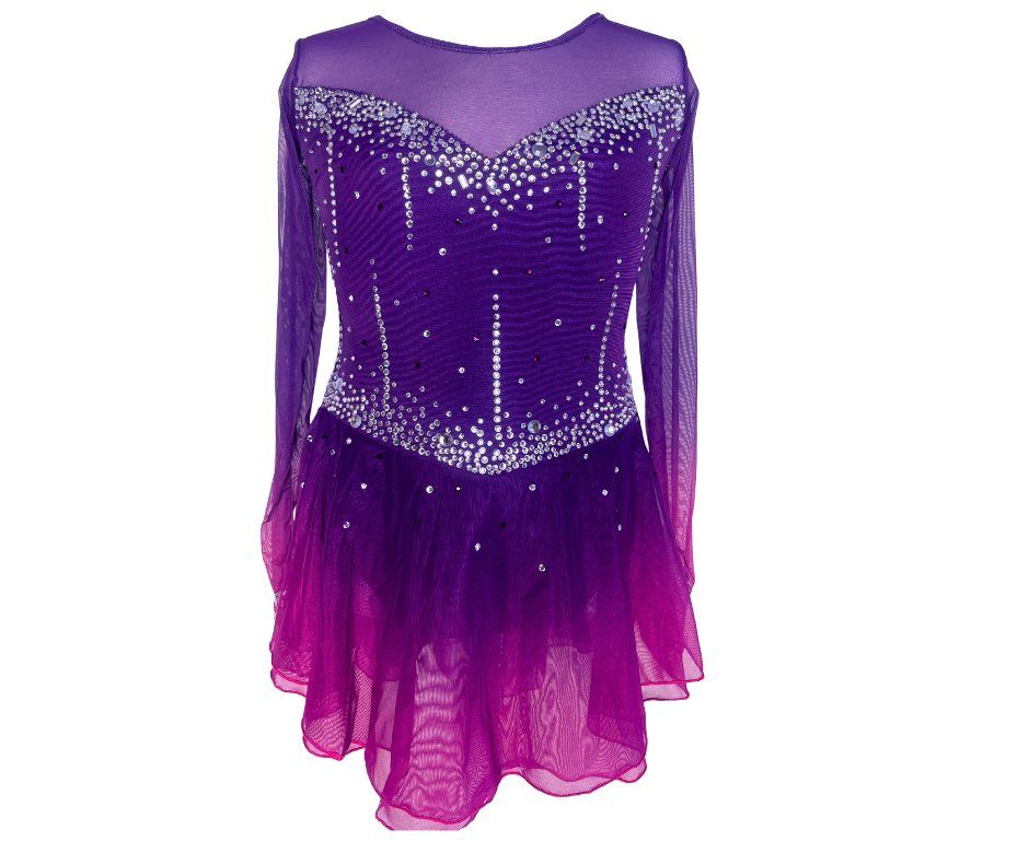 Vestiti & Gonne: Eiskunstlauf Eislauf Kürkleid 140 neu – Nuovo (secondo la descrizione) da Zürich venduto da tedundthea