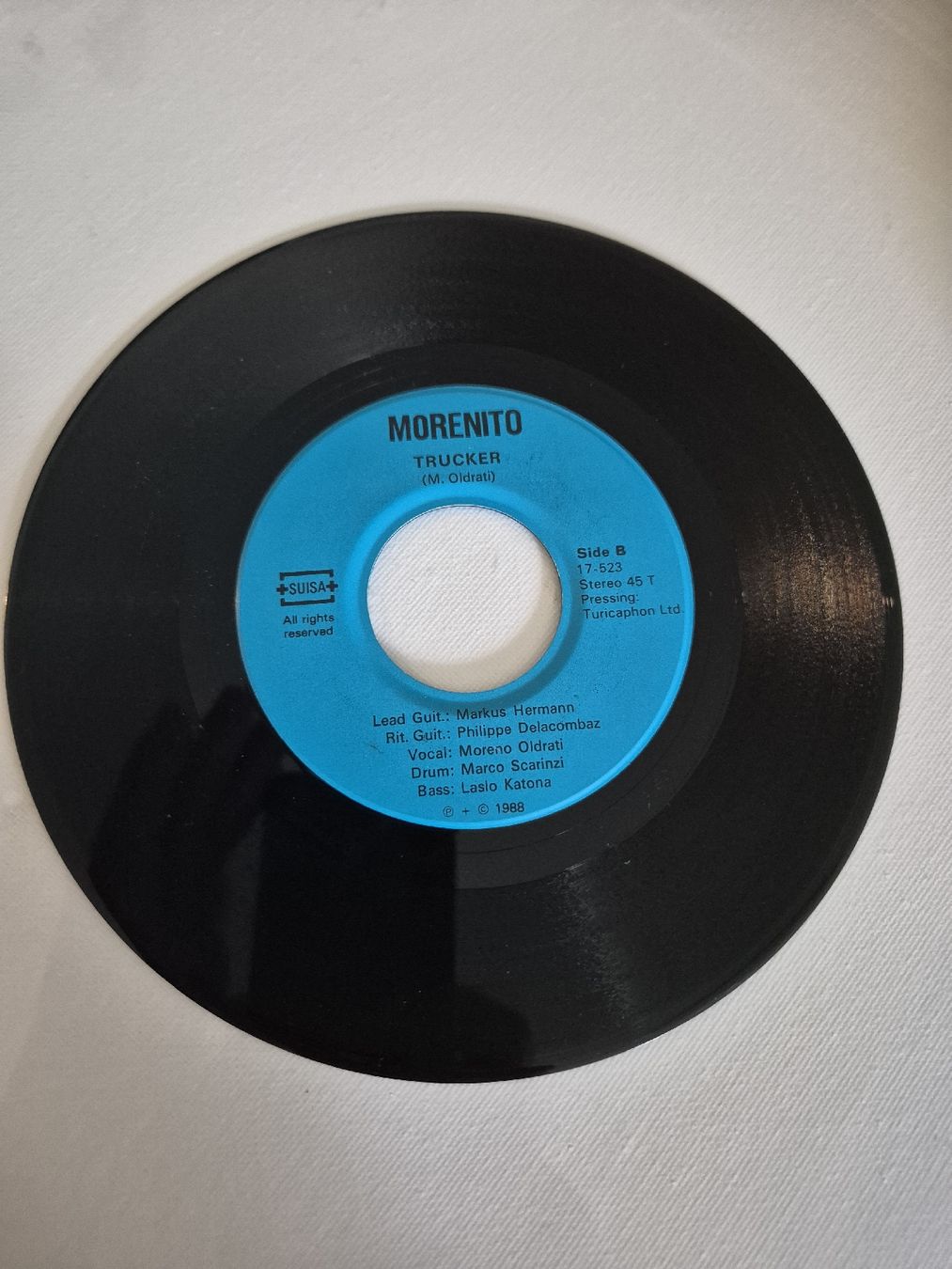 Dischi in vinile: Morenito - Take This Train -  Trucker - Single 7 , CH – Usato da Uster venduto da newwave0 3