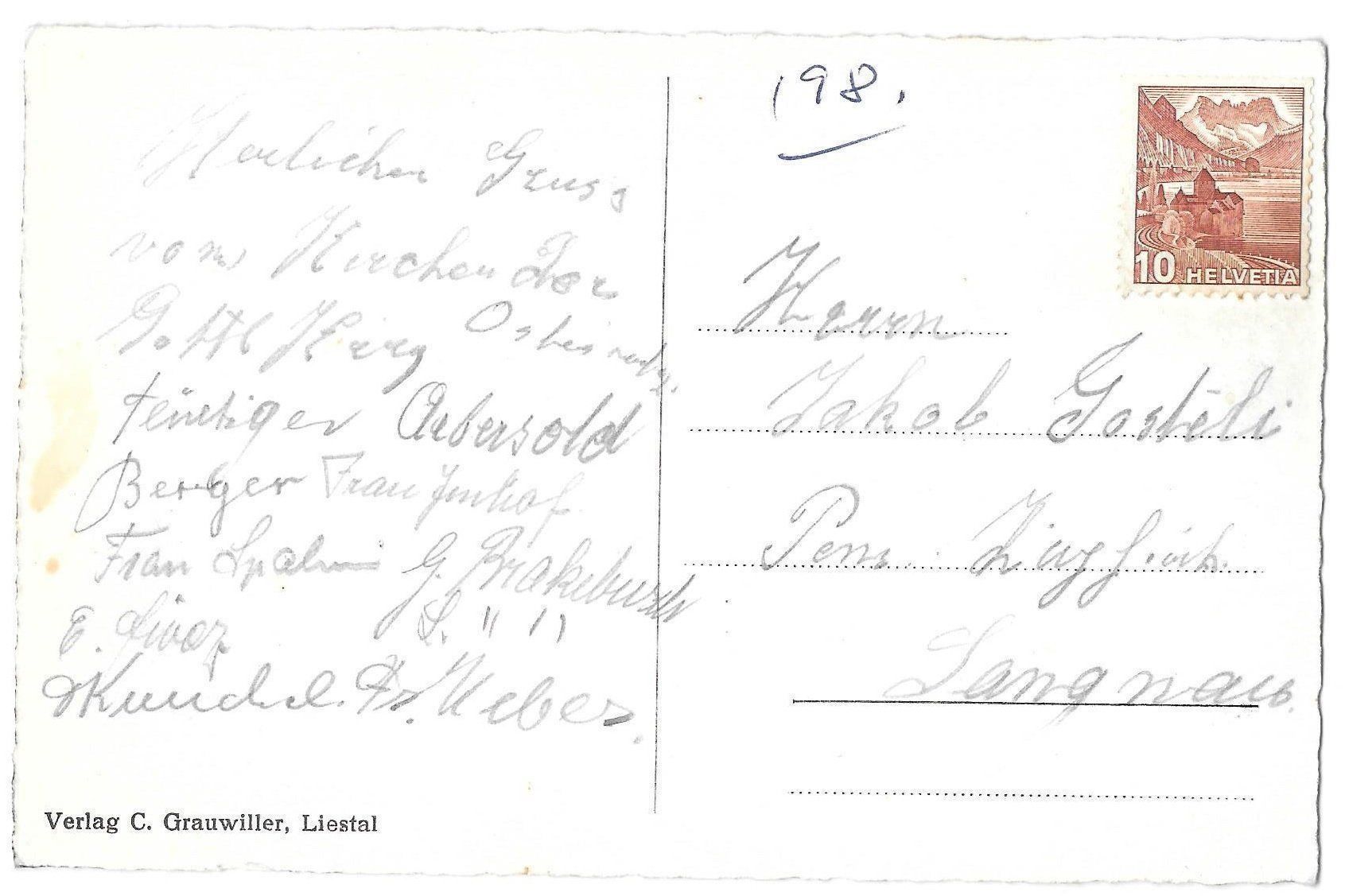Cartoline postali: Eggiwil im Emmental Teilansicht – Usato da Olten venduto da clotaldi 1
