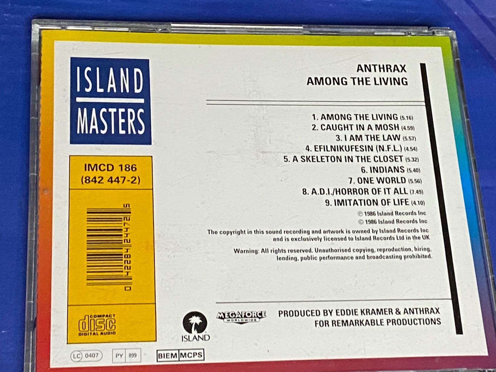 CDs: Anthrax – D'occasion à Muri b. Bern par AdidasCollector 1
