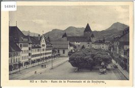 Bulle - Rues de la Promenade et de Bouleyres