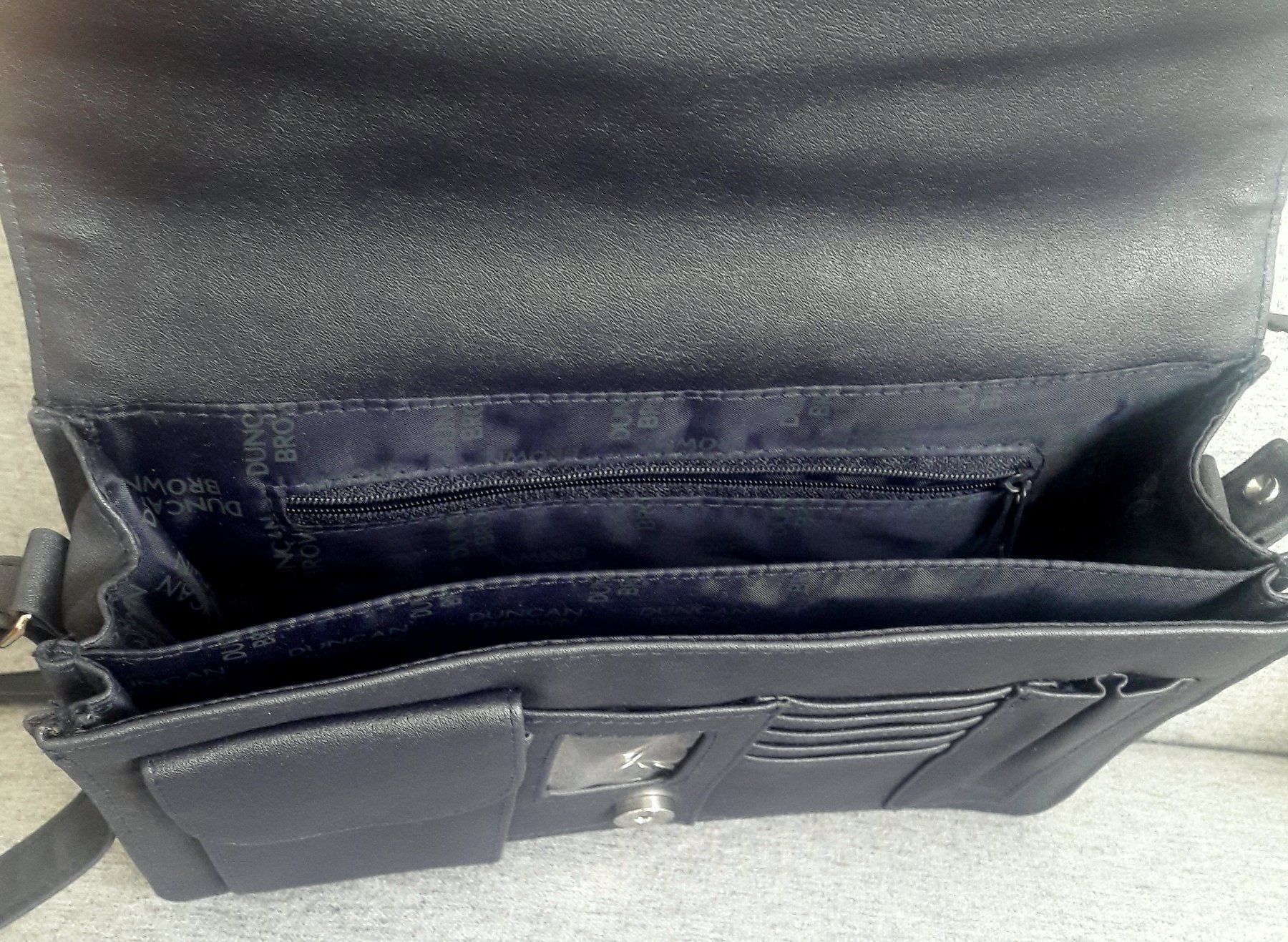 Borse da donna: Handtasche Duncan Brown blau – Nuovo (secondo la descrizione) da Zürich venduto da Mukumukus 2