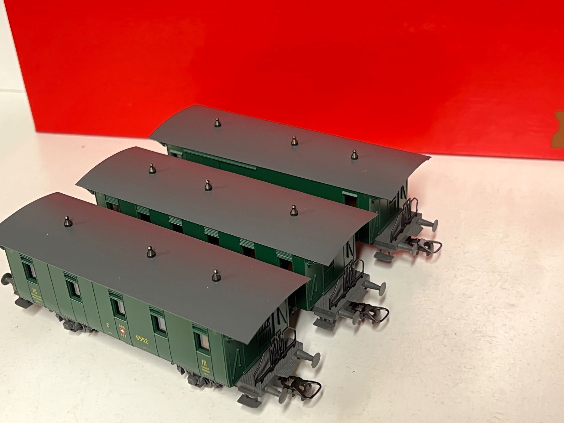 Rivarossi Trains électriques: RIVAROSSI 3664 OLDTIMER-SET SBB CFF H0 DC – Neuf (Voir description) à Neuenhof par ludovicco 5