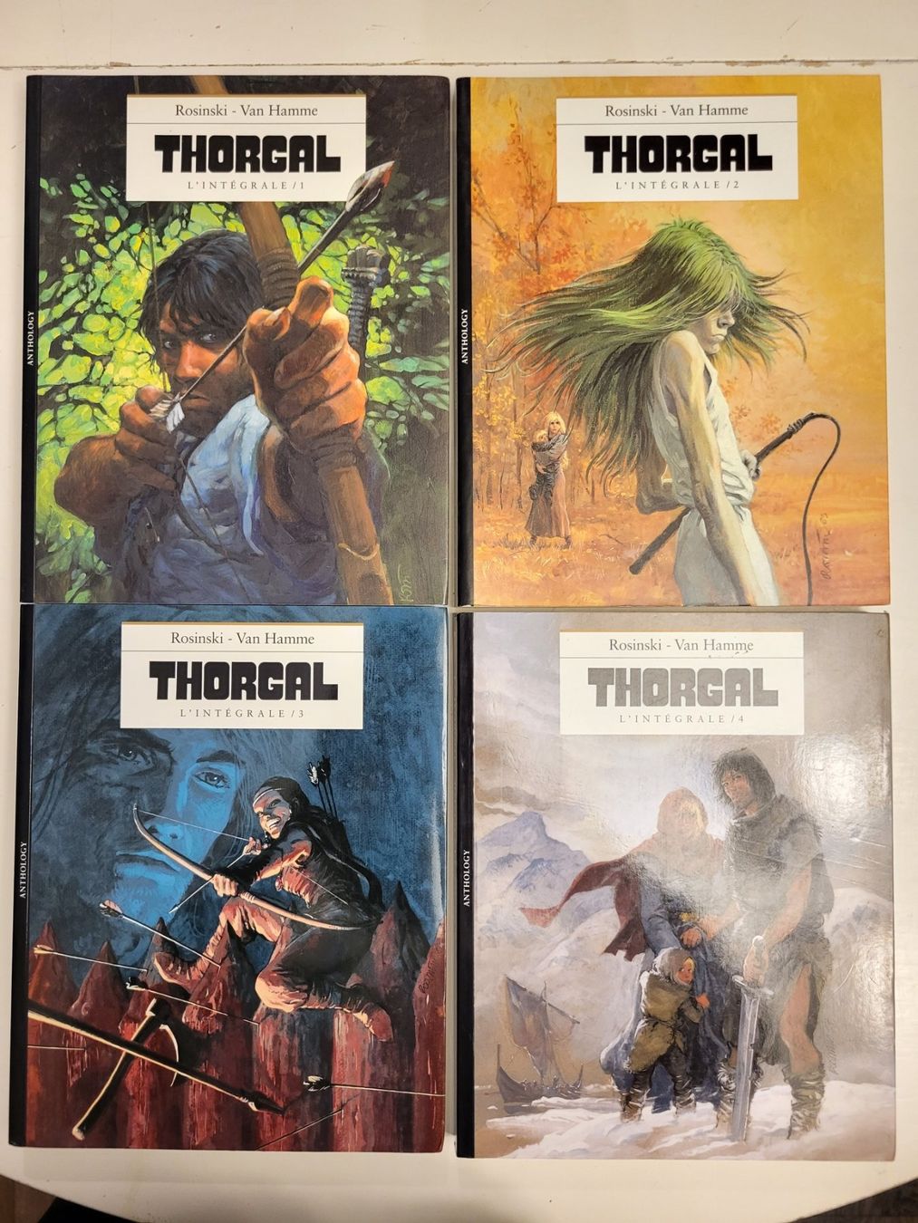 Fumetti: BD Intégral Niffle Thorgal No 1 + 2 + 3 + 4 EO (TBE) – Usato da Palézieux-Village venduto da magic1980