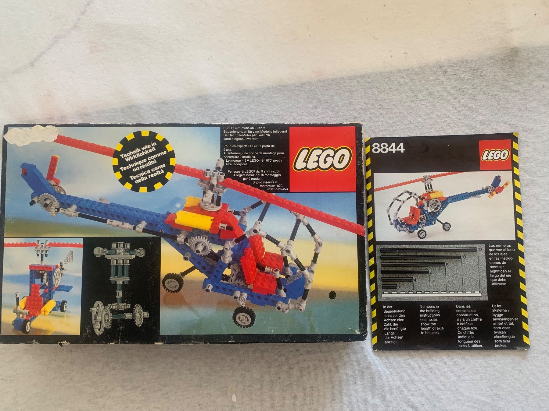 LEGO Technik 8844 Helikopter, in der Originalverpackung (Gebraucht) in ...