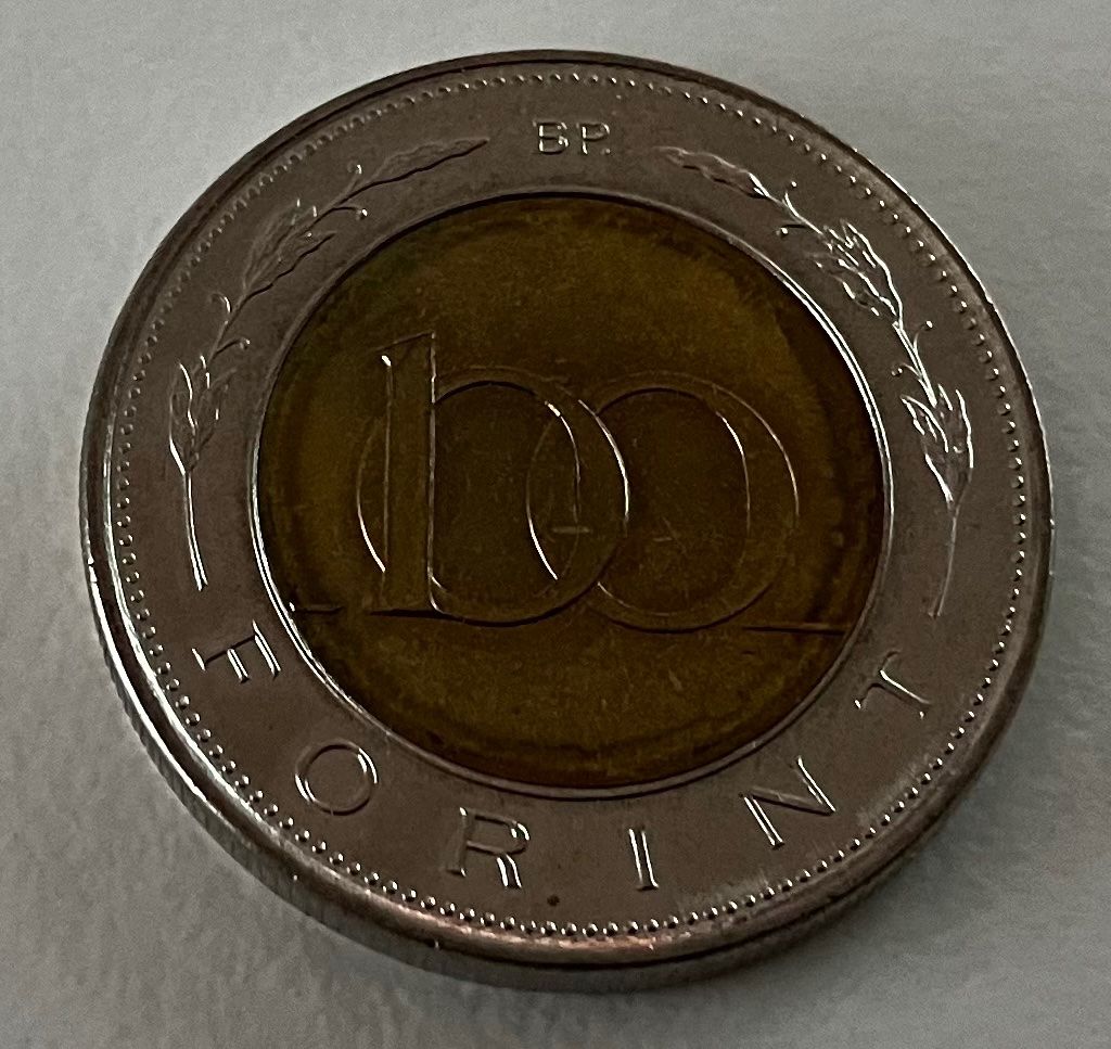 Alle Münzen: Ungarn 100 Forint 1998 – Gebraucht aus Algetshausen von Carrhard
