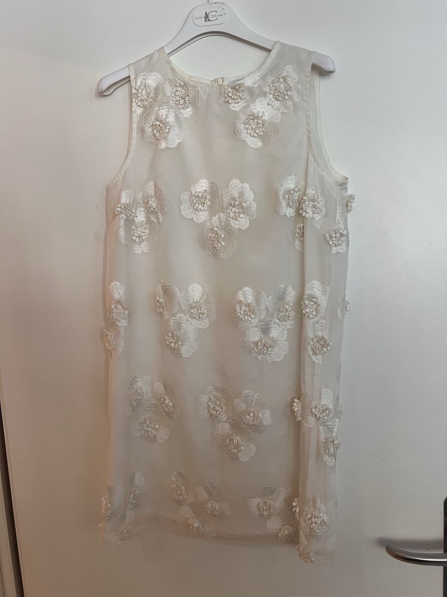 Vestiti: Kleid PAROSH, Gr. 34, weiss – Usato da Solothurn venduto da Brini06