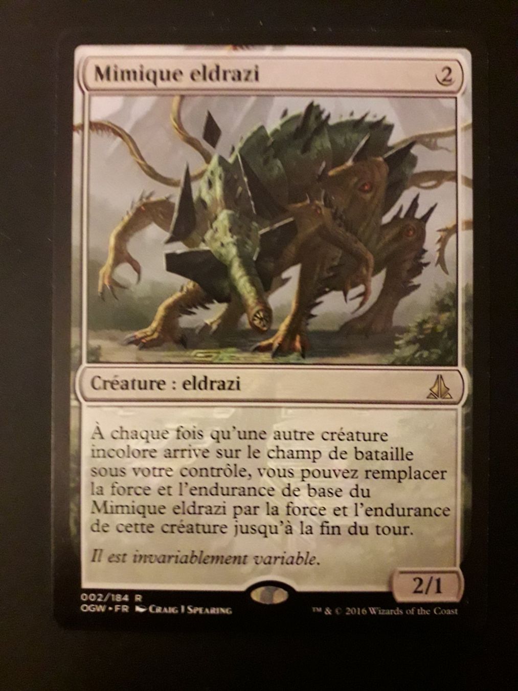 Magic The Gathering Cartes à collectionner: MTG - Mimique eldrazi – D'occasion à Lausanne par and_n6mz