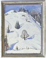 Hans EGGENBERGER (1911-1983) - Winterlandschaft Signiert