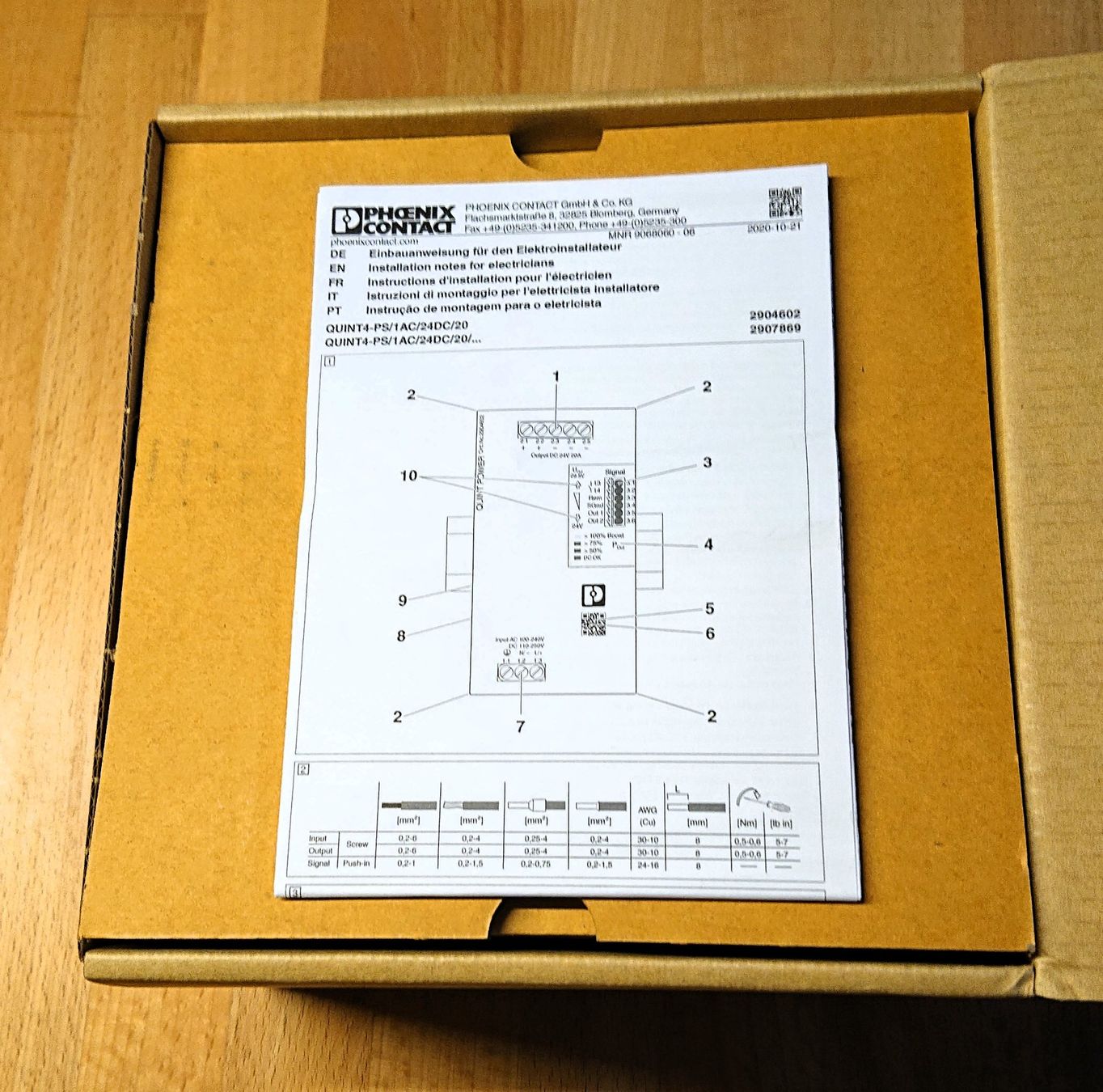 Elettrotecnica: Phoenix Contact QUINT Power 24V 20A Netzteil – Nuovo e nell'imballaggio originale da Widen venduto da joerg57 5