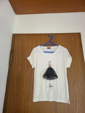 T-shirt Talbot Runhof X Madeleine illustr. femme chic 36/38 