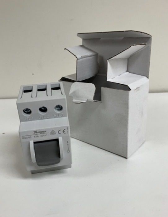 Schalter: Hauptschalter / Lasttrennschalter 63A 400V NEU ab 1.- – Neu und originalverpackt aus Wolhusen von rioferdi