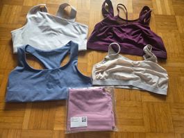 Sport-BHs/Tops Gr. M, 1x neu