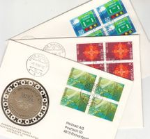 SBK 642 - 644 im 4er-Block FDC Bannwil