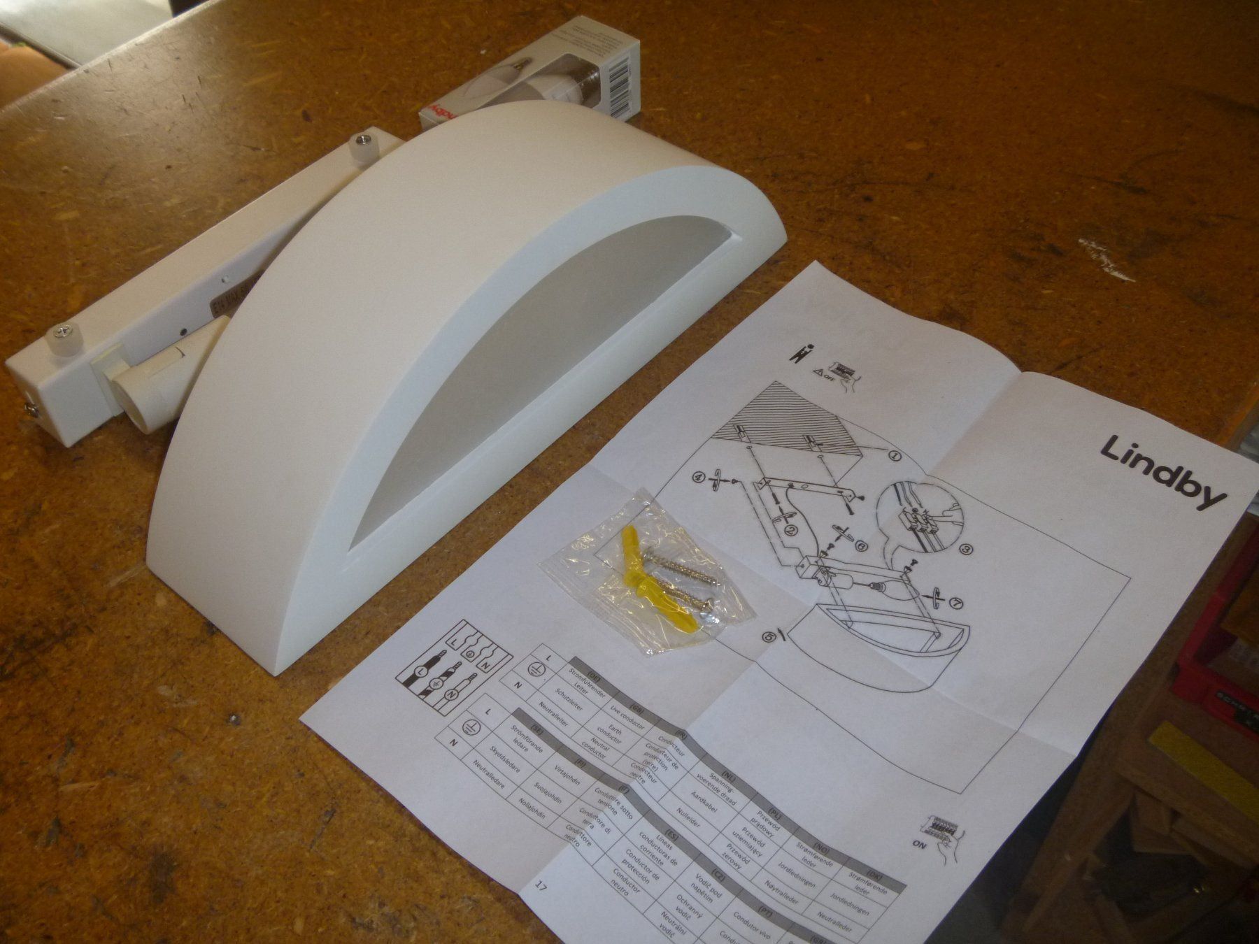 Lampade: Wandlampe Wandleuchte von Lindby – Nuovo e nell'imballaggio originale da Rüti ZH venduto da baumchen 3
