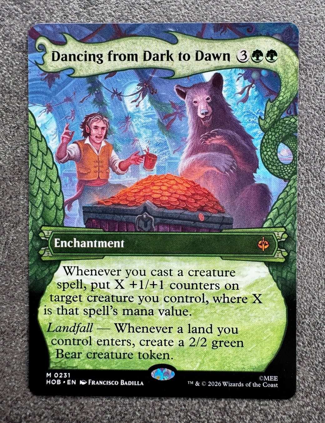 Magic The Gathering Cartes à collectionner: Dragonframe Dancing from Dark to Dawn The Hobbit – Neuf (Voir description) à Rechthalten par hosme_be