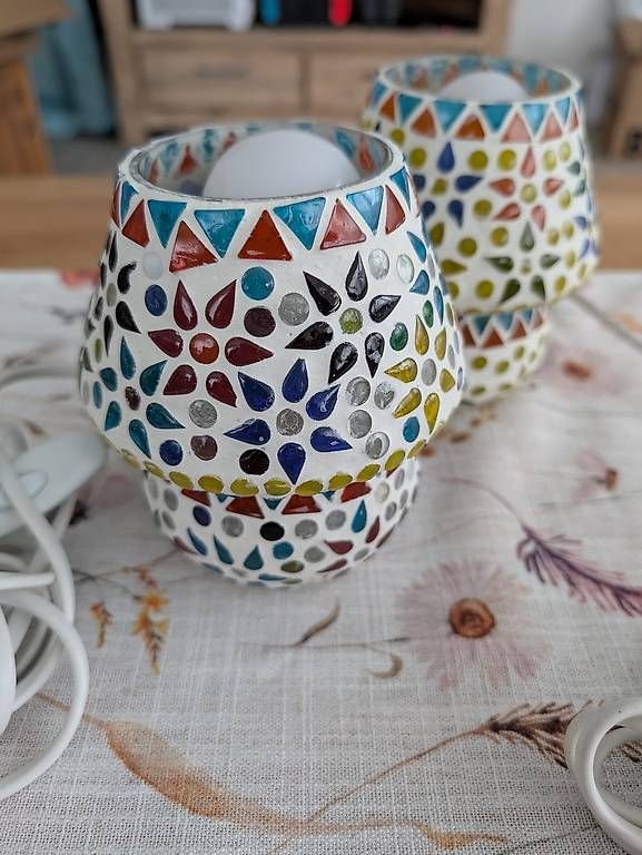 Lampade: 2 Handgemachte Mosaiklampen – Usato da Worblaufen venduto da craziijH__ 3