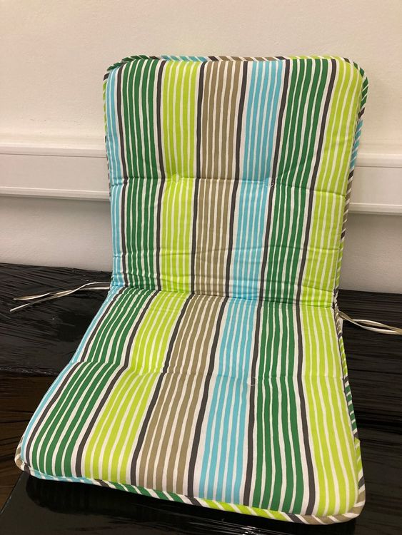 GARTENSTUHL KISSEN Sitz/Rücken, BAUMWOLLE, 98 x 50 cm, TOP! Kaufen