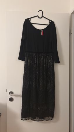 Intimissimi Kleid Schwarz Pailletten Gr. L
