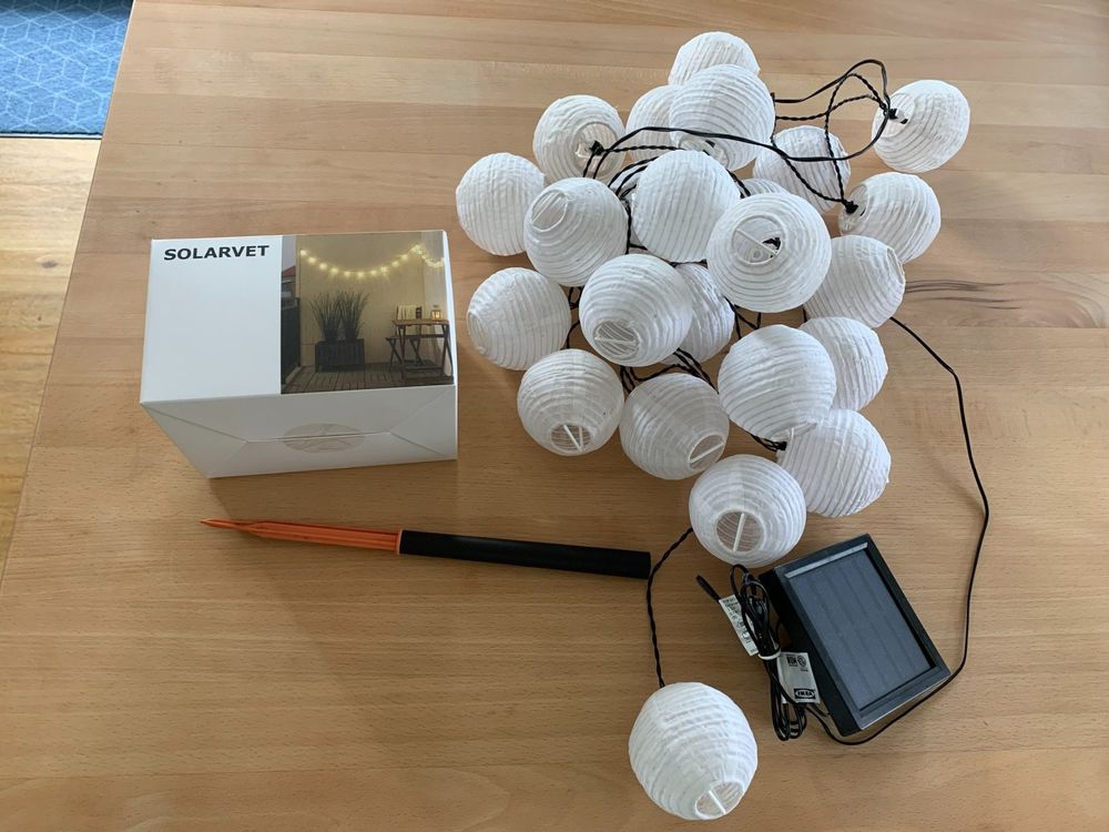 IKEA Solarvet Lichterkette Lampions LED Kaufen auf Ricardo