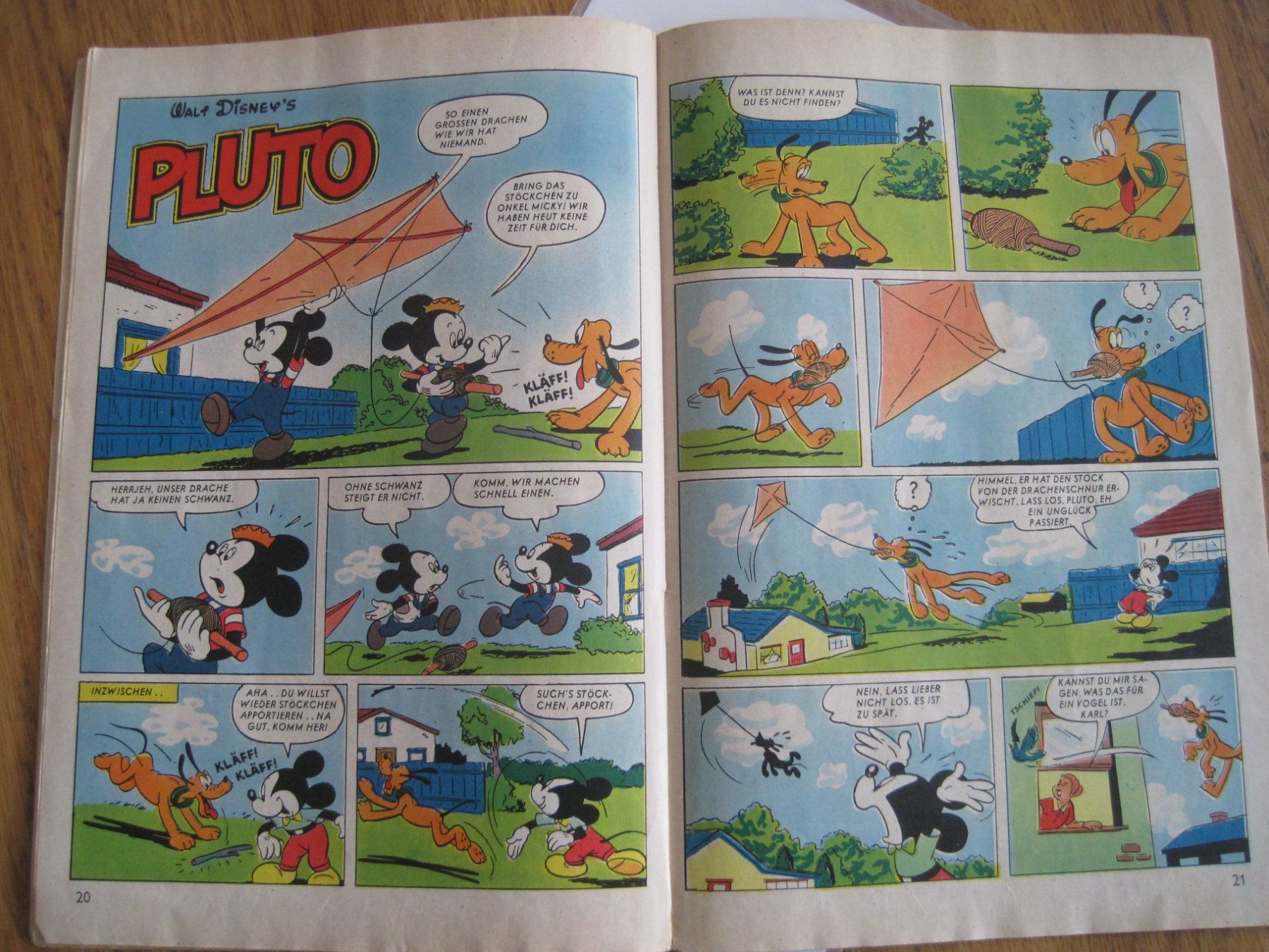 Fumetti: Walt Disney's Pluto Comic Sonderheft 25 vom April 1955 – Usato da Gossau SG venduto da Noryflory 2