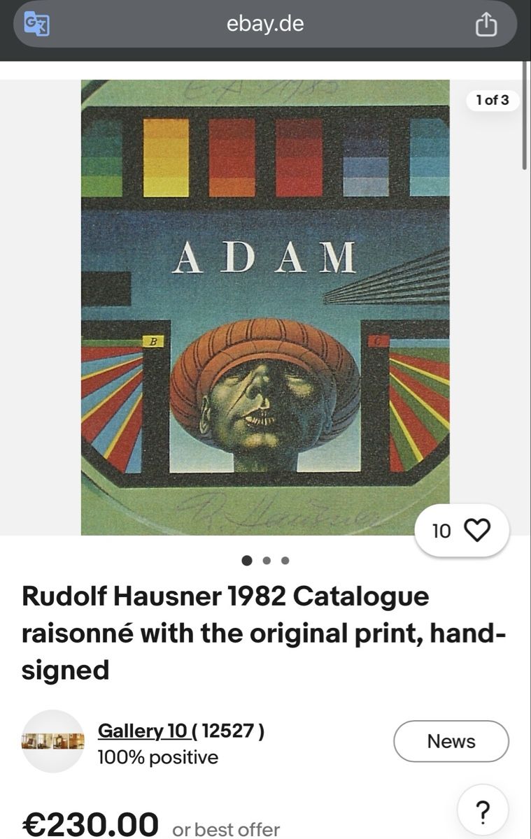 Grafiken & Lithographien: Rudolf Hausner E.A 1983 – Gebraucht aus Solothurn von NUVICO 4
