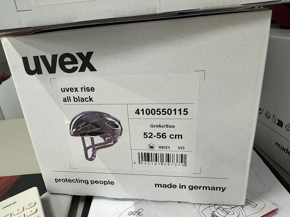 Helme: Velohelm uvex rise all black  – Gebraucht aus Sursee von pilatus.sport 3