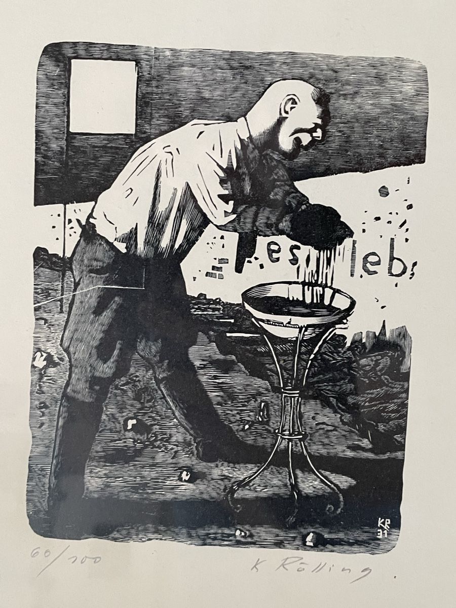 Poster & Bilder: 2 Bilder von Karl Rössing 1929 & 1931 – Gebraucht aus Rümlang von euqinom16 1