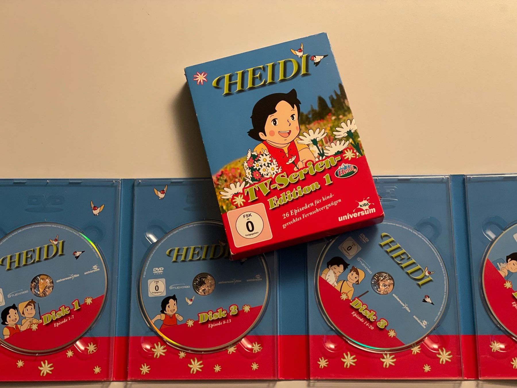 Tutti i DVDs: Heidi 1-26 komplett – Usato da Muri b. Bern venduto da AdidasCollector 5