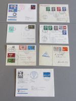 Ballonpost; tolles Lot mit 7 CH Postkarten und Briefen
