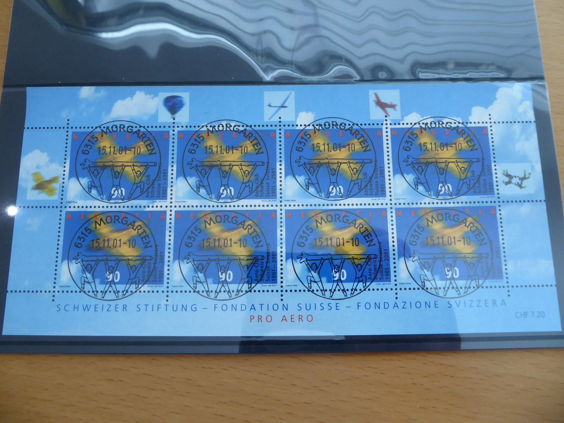 Tutti i francobolli: PRO AERO Kleinbogen mit Vollstempel – Usato da Rothrist venduto da swisstools