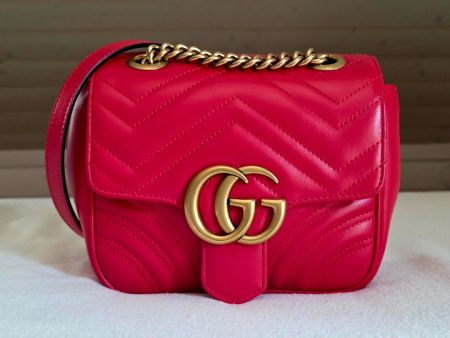 Gucci Marmont Flap bag Shoulder/Crossbody Red