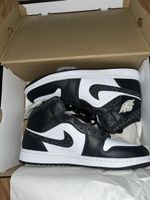 Air Jordan 1 Mid SE Turnschuhe Schwarz Weiss Gr. 44