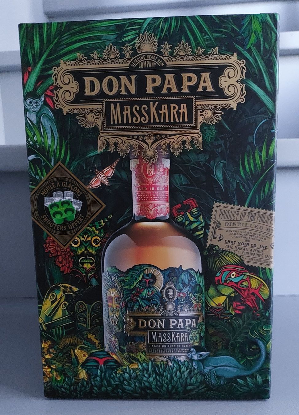 Don Papa Bevande alcoliche: Don Papa Masskara coffret – Nuovo (secondo la descrizione) da Le Locle venduto da drinkshop