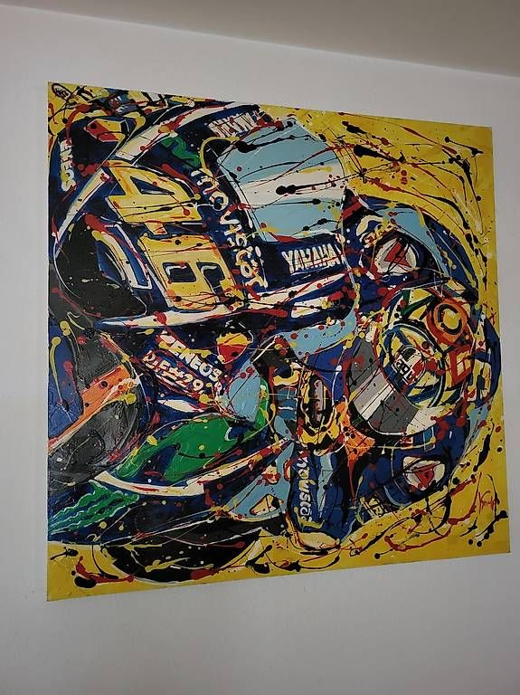 Toiles & Châssis: Tableau Valentino rossi  – D'occasion à Carouge GE par pat_9j5k